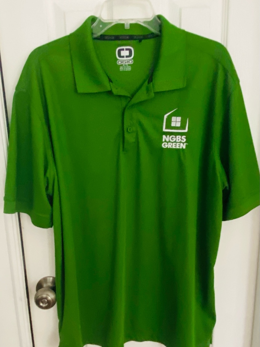 OGIO Men’s Green Polo Shirt - NGBS Green Logo. XL. New.